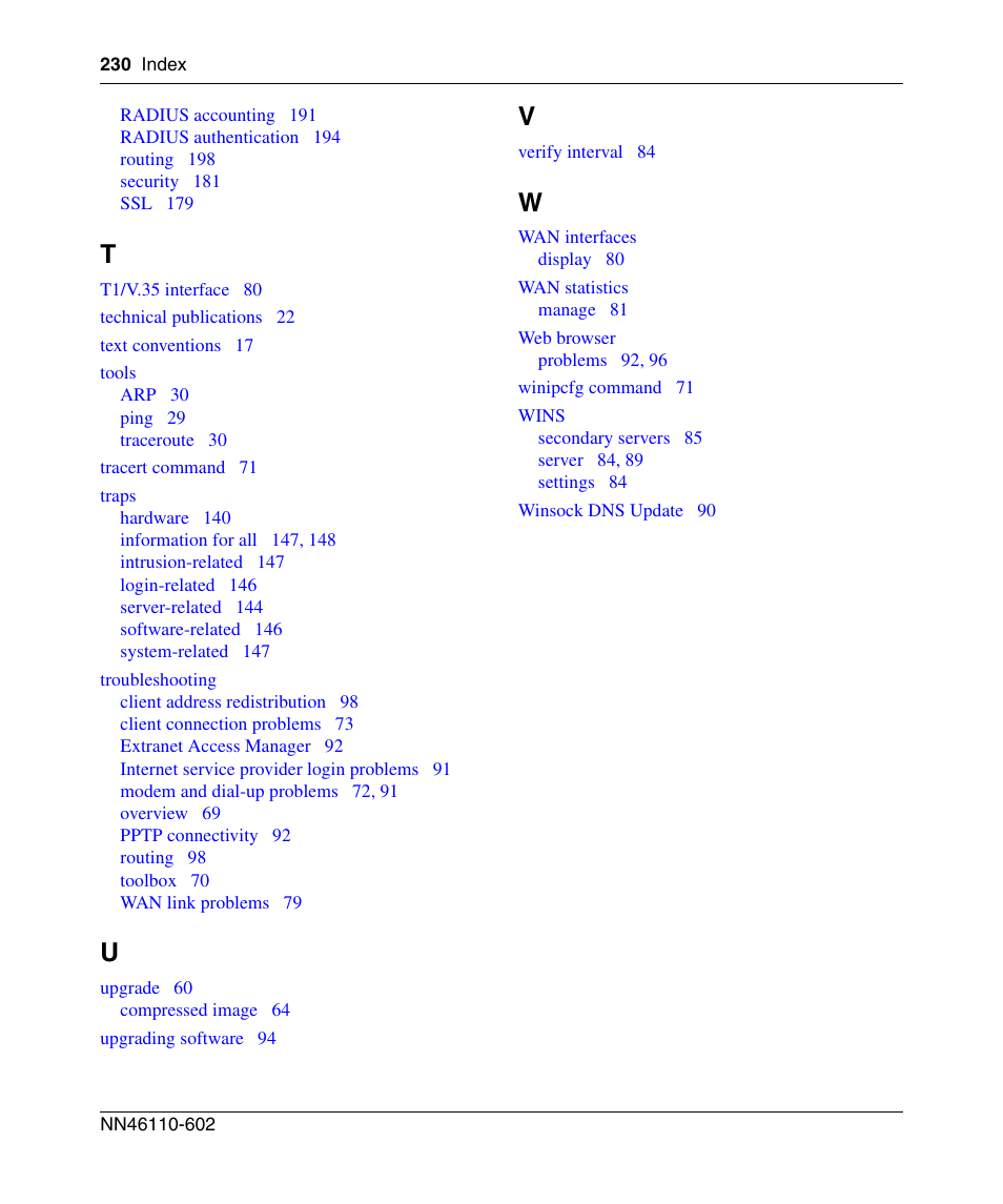 Nortel Networks NN46110-602 User Manual | Page 230 / 230