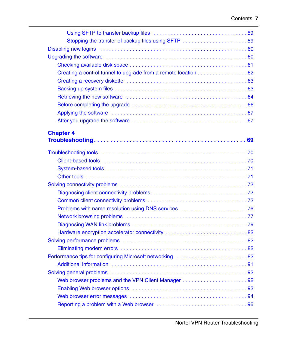 Nortel Networks NN46110-602 User Manual | Page 7 / 230