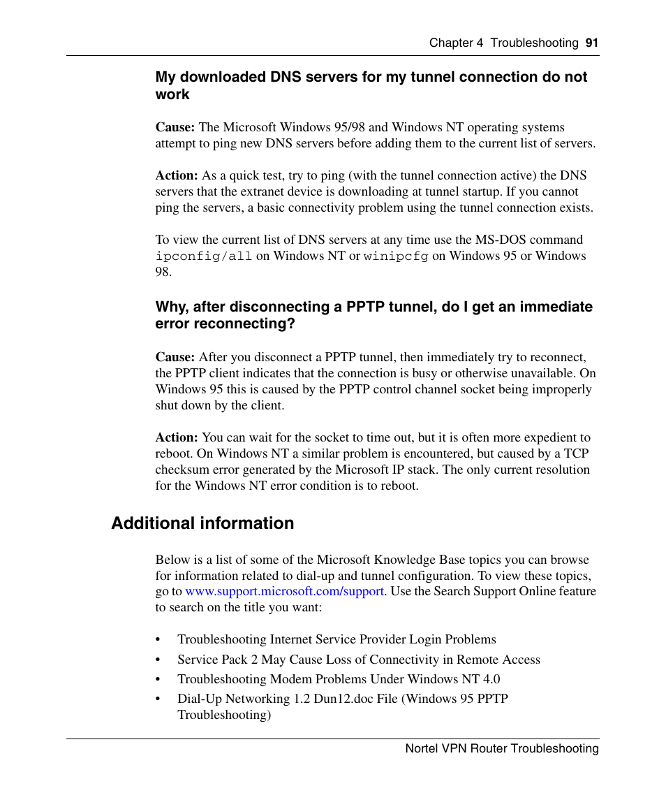 Additional information | Nortel Networks NN46110-602 User Manual | Page 91 / 230