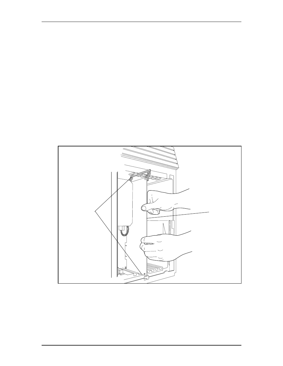 Re-installing the bic in the nam, Re-installing the bic in the nam 22, Insert the bic back into the nam. refer to | Re-installing the bic in the | Nortel Networks NORSTAR P0886634 User Manual | Page 28 / 37