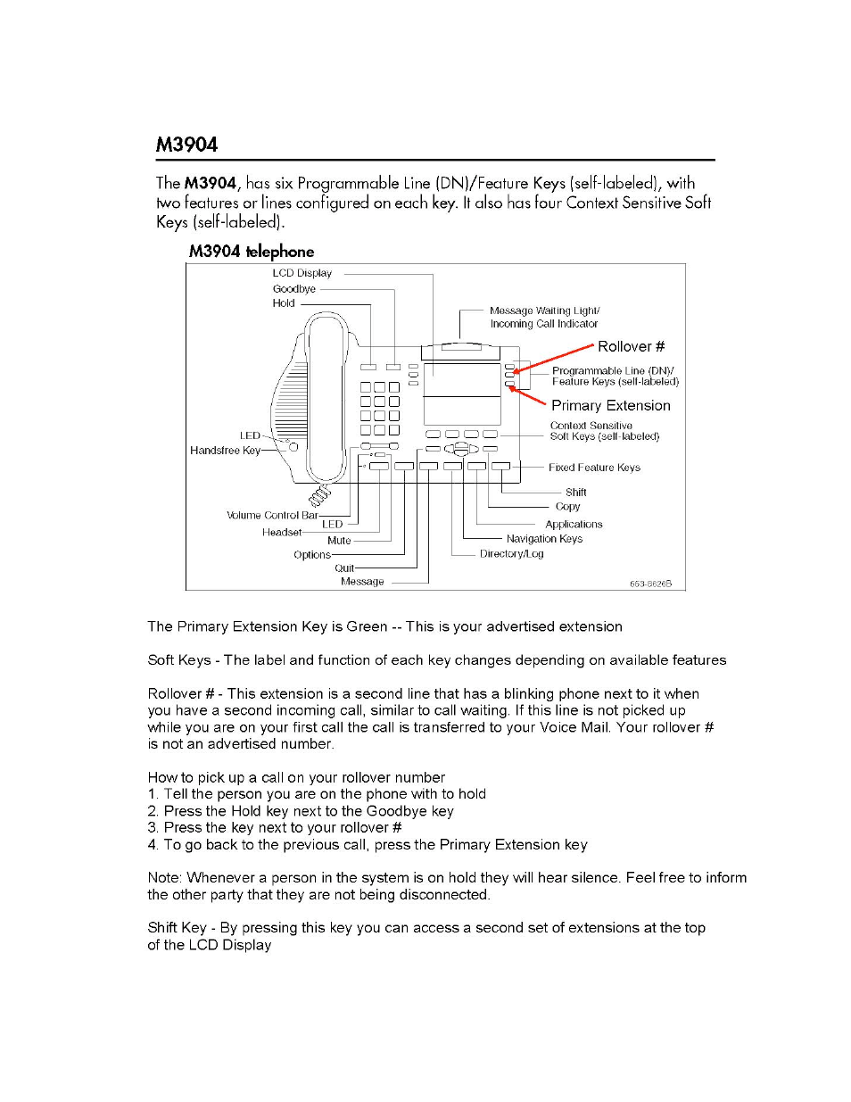 Nortel Networks 3904 User Manual | Page 2 / 7