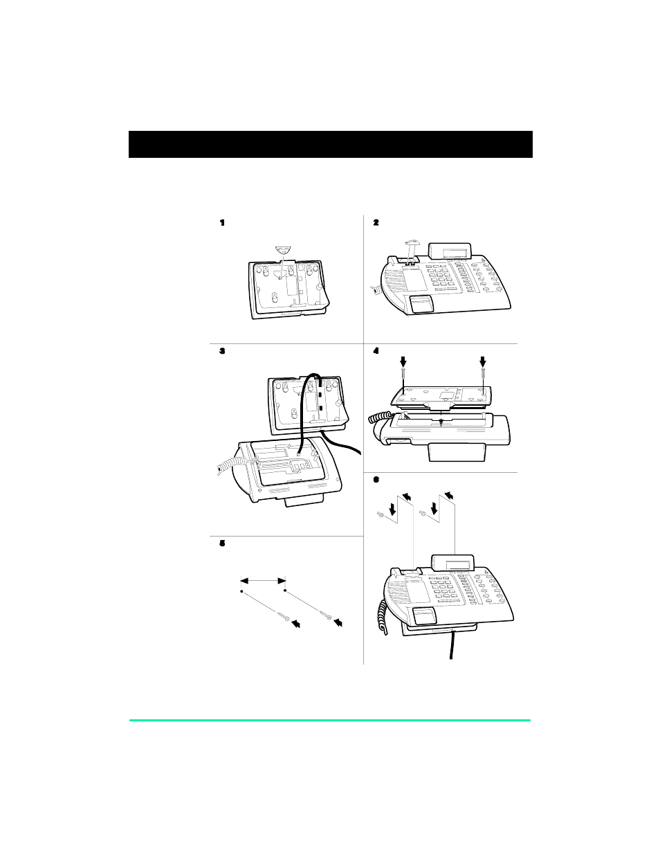 Setting up the telephone | Nortel Networks M7100N User Manual | Page 7 / 7