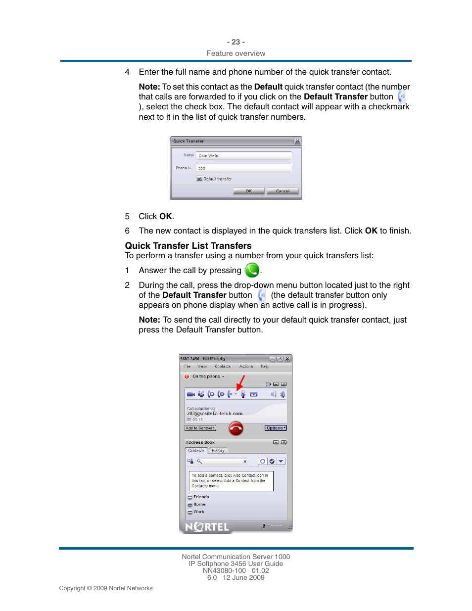 Nortel Networks 3456 User Manual | Page 23 / 42