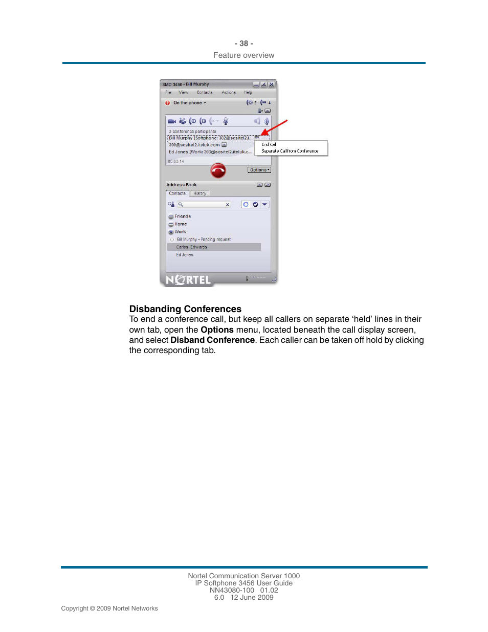 Nortel Networks 3456 User Manual | Page 38 / 42