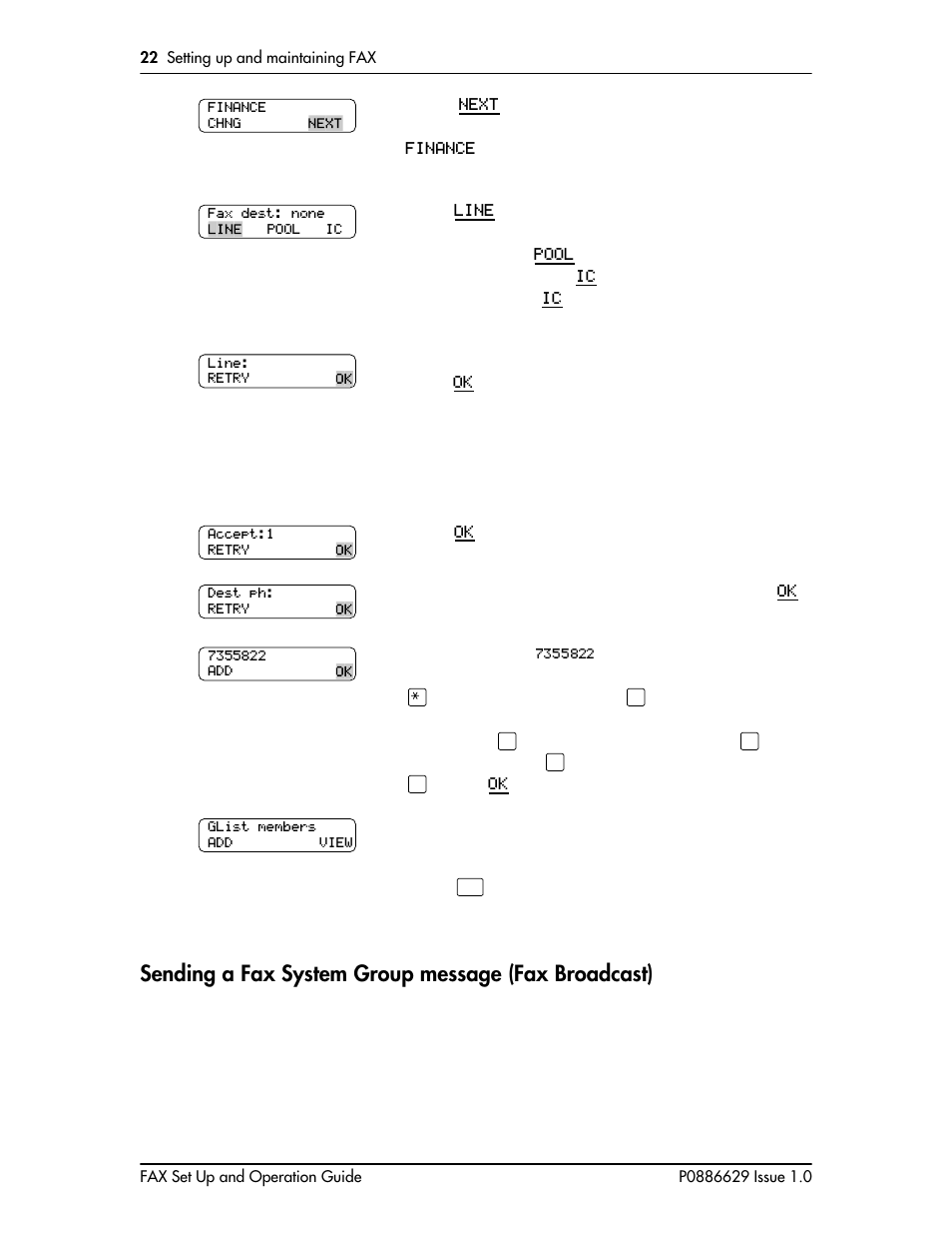 Sending a fax system group message (fax broadcast), Appendix b: dialing translation 57 | Nortel Networks NORSTAR VOICE MAIL 4.0 FAX P0886629 User Manual | Page 25 / 81