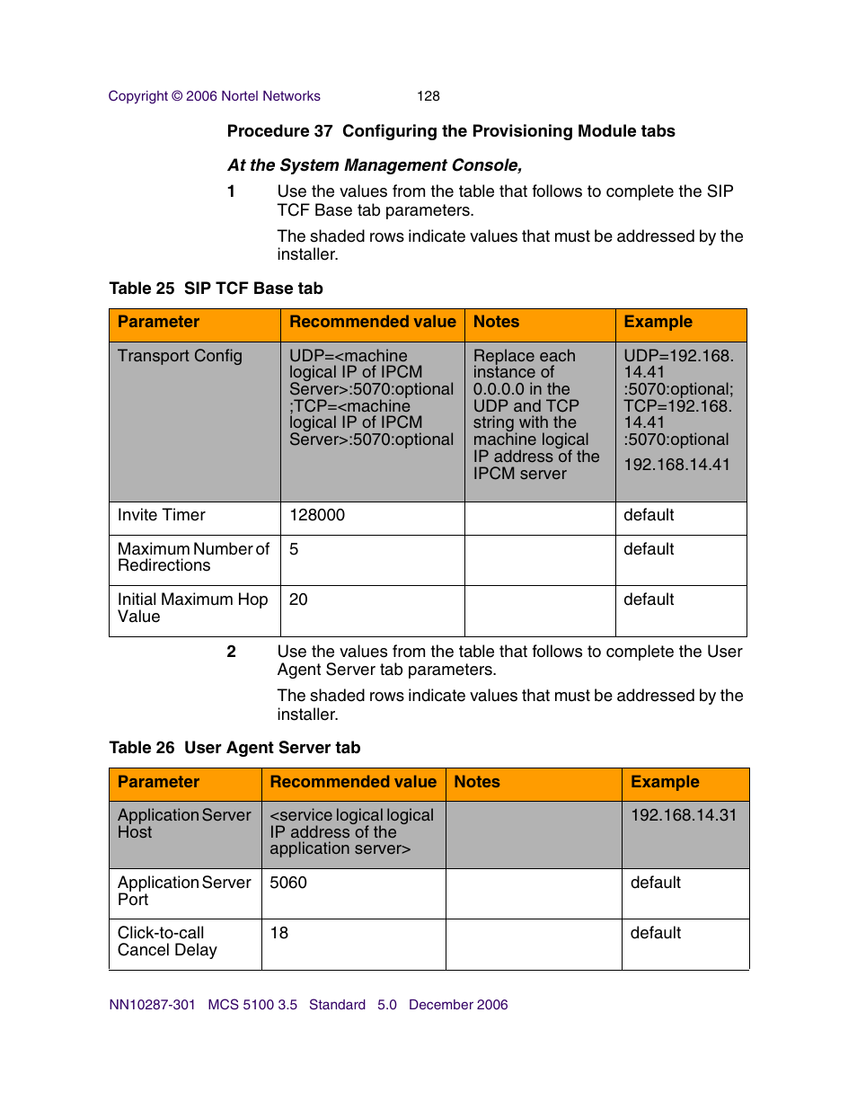 Nortel Networks Sun Fire V100 User Manual | Page 128 / 192