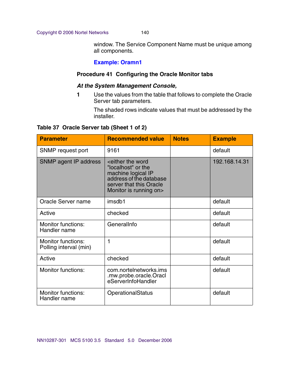 Nortel Networks Sun Fire V100 User Manual | Page 140 / 192