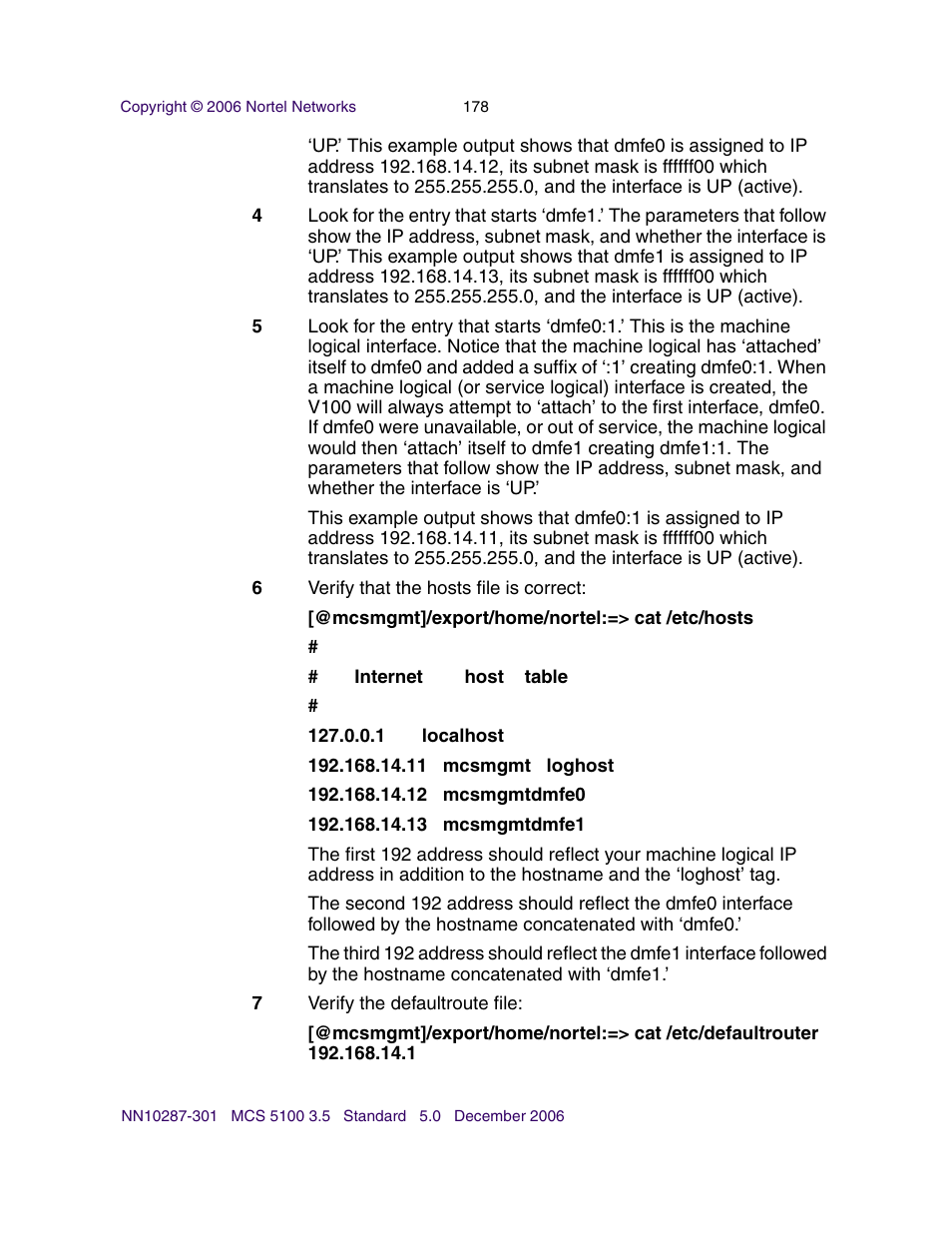 Nortel Networks Sun Fire V100 User Manual | Page 178 / 192