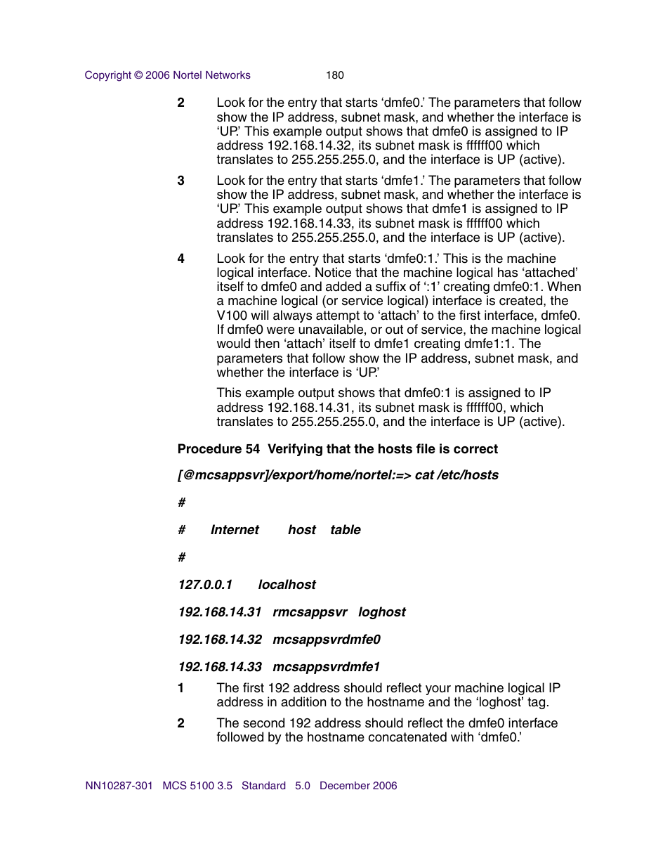 Nortel Networks Sun Fire V100 User Manual | Page 180 / 192