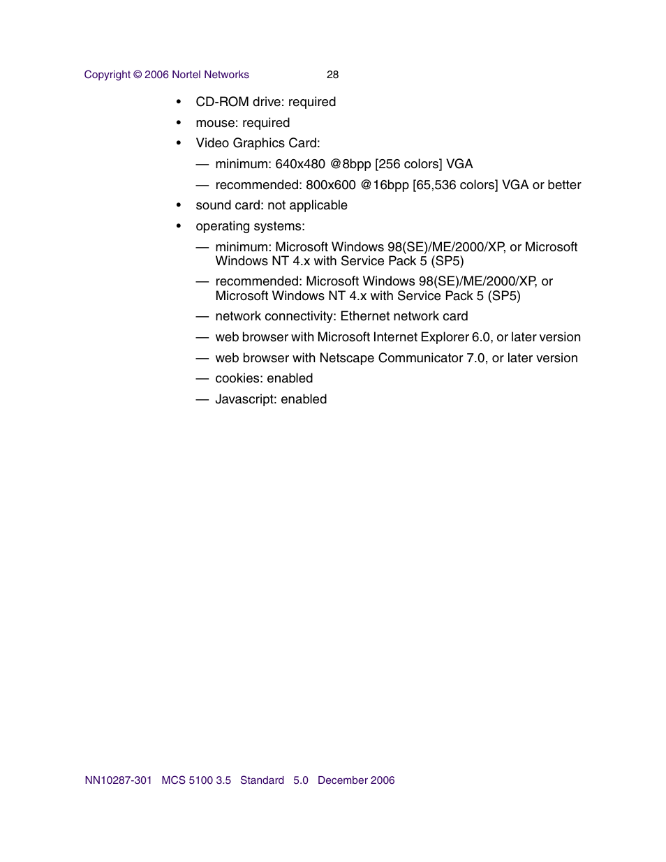 Nortel Networks Sun Fire V100 User Manual | Page 28 / 192