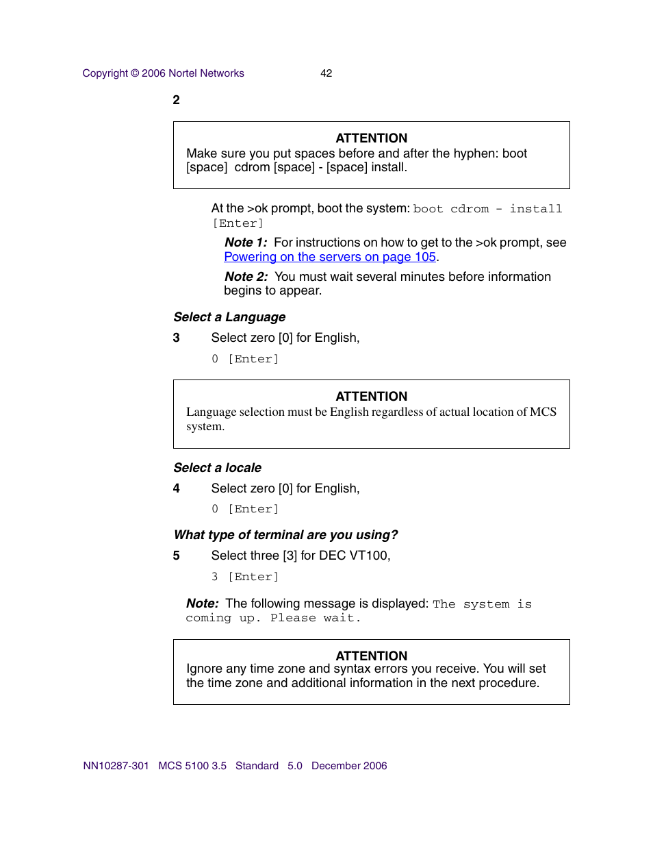 Nortel Networks Sun Fire V100 User Manual | Page 42 / 192