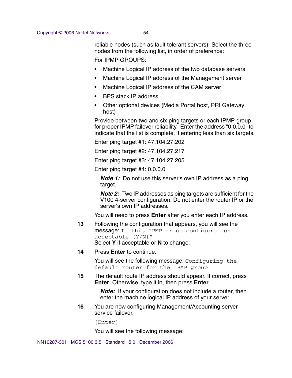 Nortel Networks Sun Fire V100 User Manual | Page 54 / 192