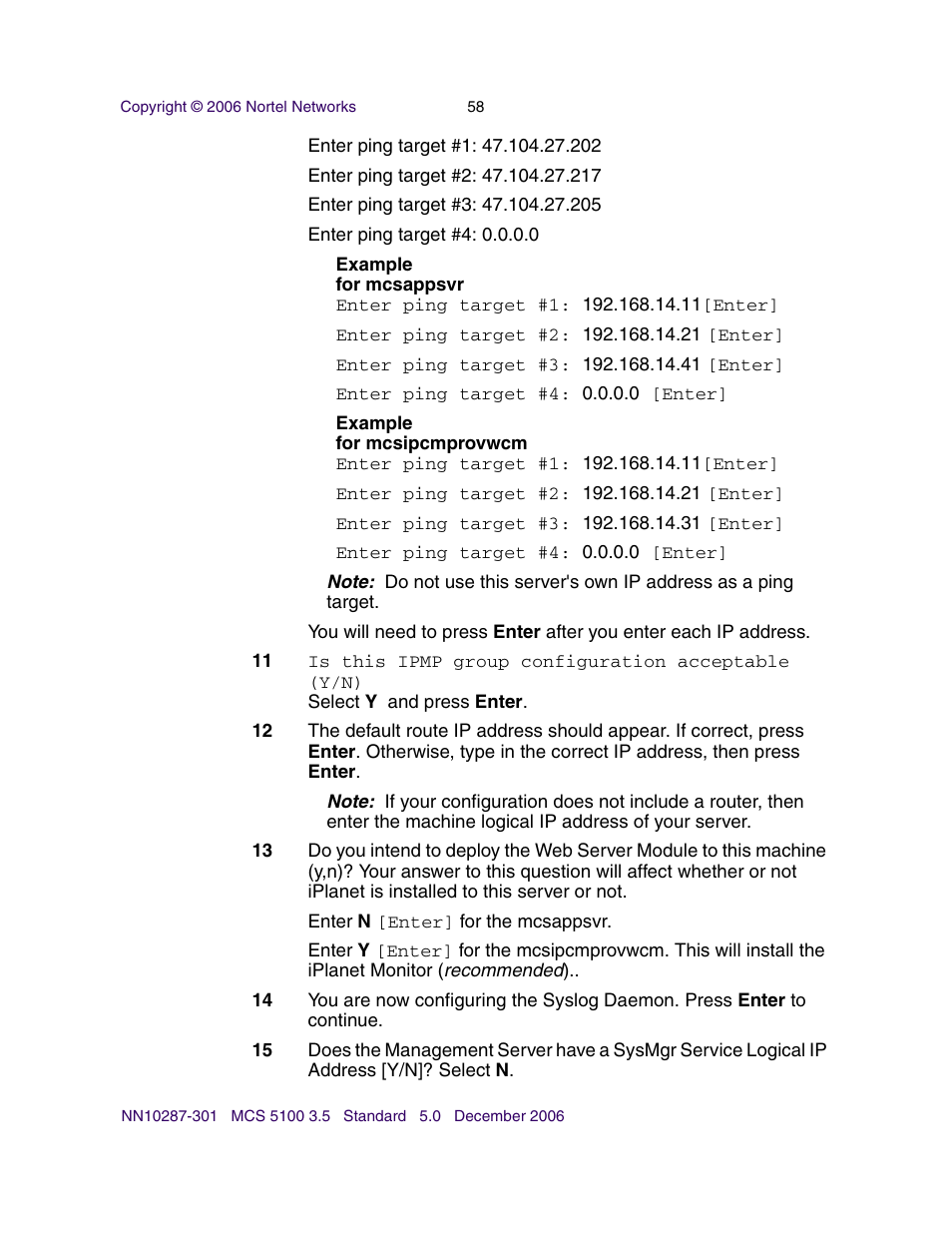 Nortel Networks Sun Fire V100 User Manual | Page 58 / 192