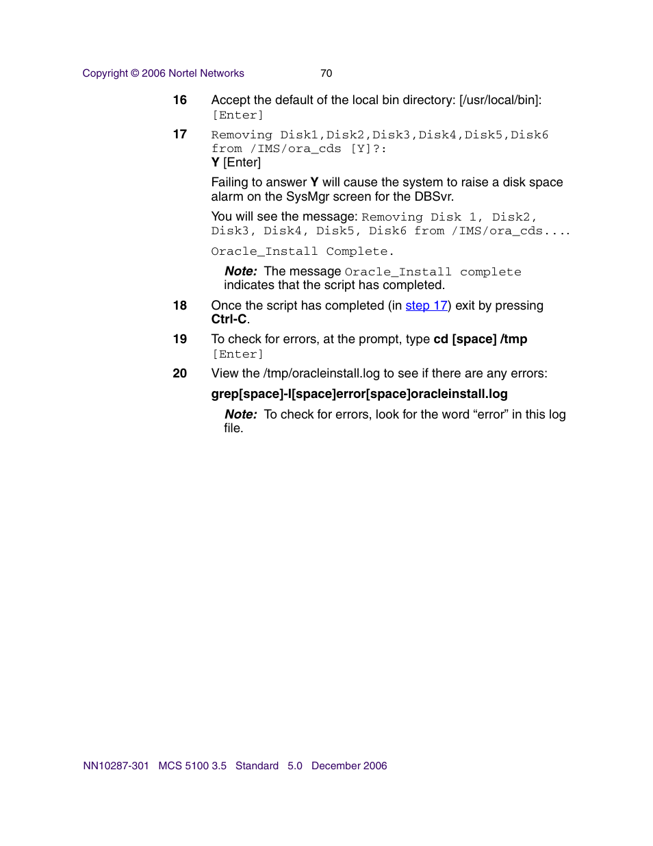 Nortel Networks Sun Fire V100 User Manual | Page 70 / 192