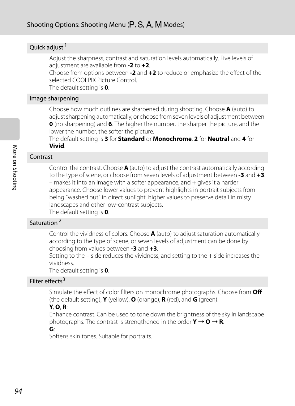 Nortel Networks COOLPIX P7000 User Manual | Page 108 / 240