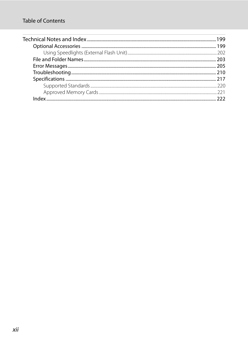 Nortel Networks COOLPIX P7000 User Manual | Page 14 / 240