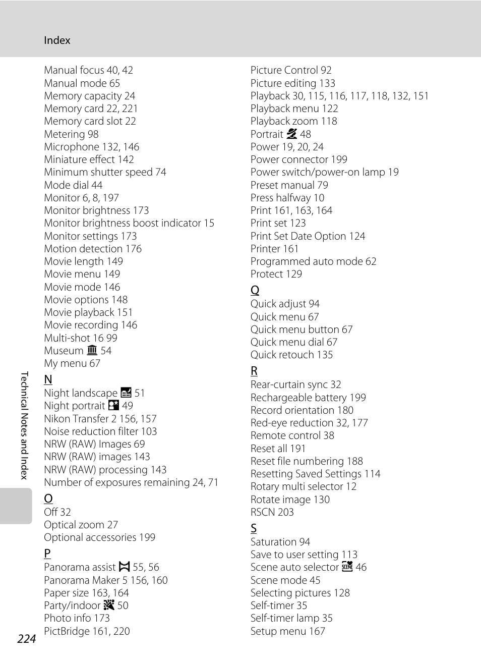 Nortel Networks COOLPIX P7000 User Manual | Page 238 / 240