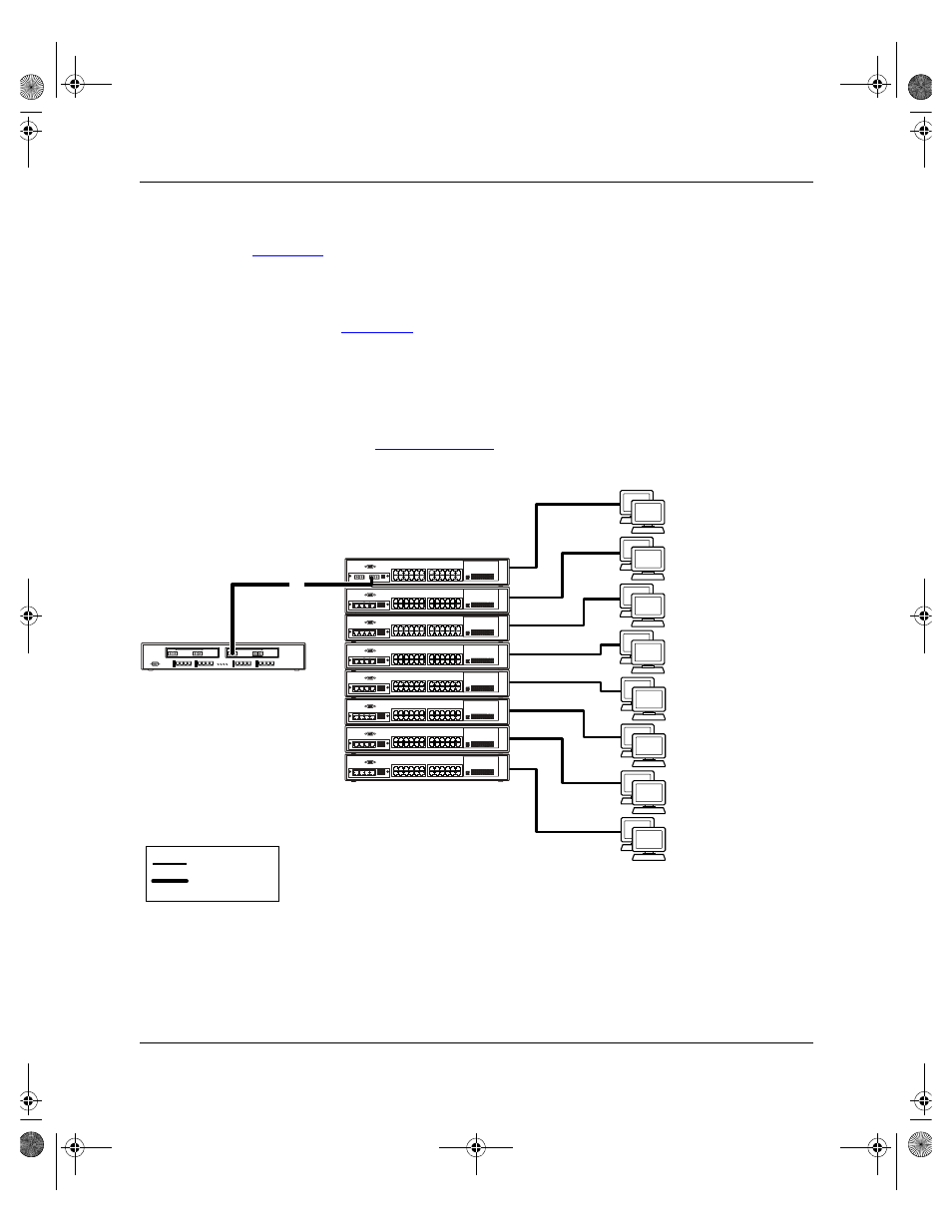 Fail-safe stack application, Fail-safe stack application -22, Figure 1-9 | Fail-safe stack example -22 | Nortel Networks 450 User Manual | Page 48 / 290