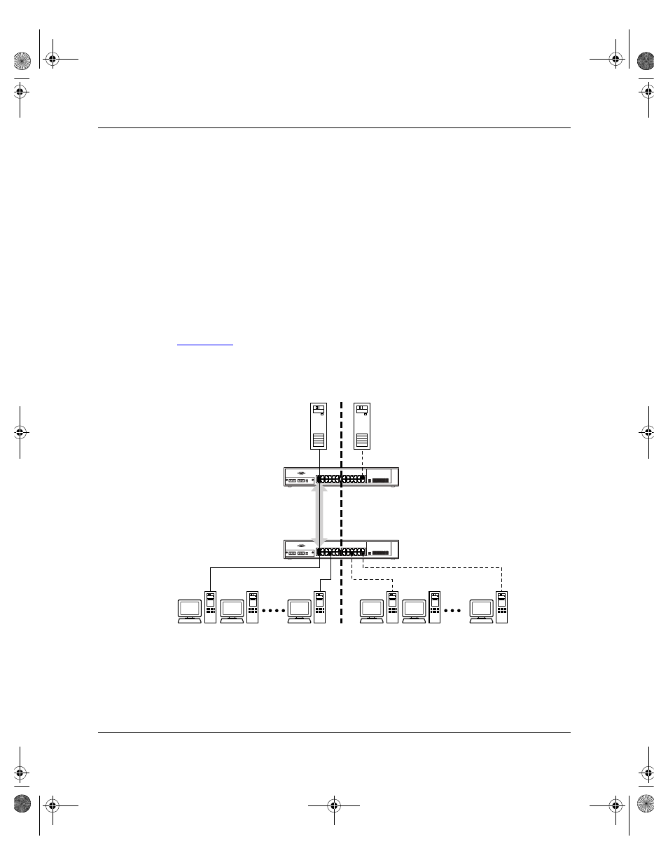 Vlans spanning multiple switches, Vlans spanning multiple 802.1q tagged switches, Vlans spanning multiple switches -37 | Vlans spanning multiple 802.1q tagged switches -37 | Nortel Networks 450 User Manual | Page 63 / 290