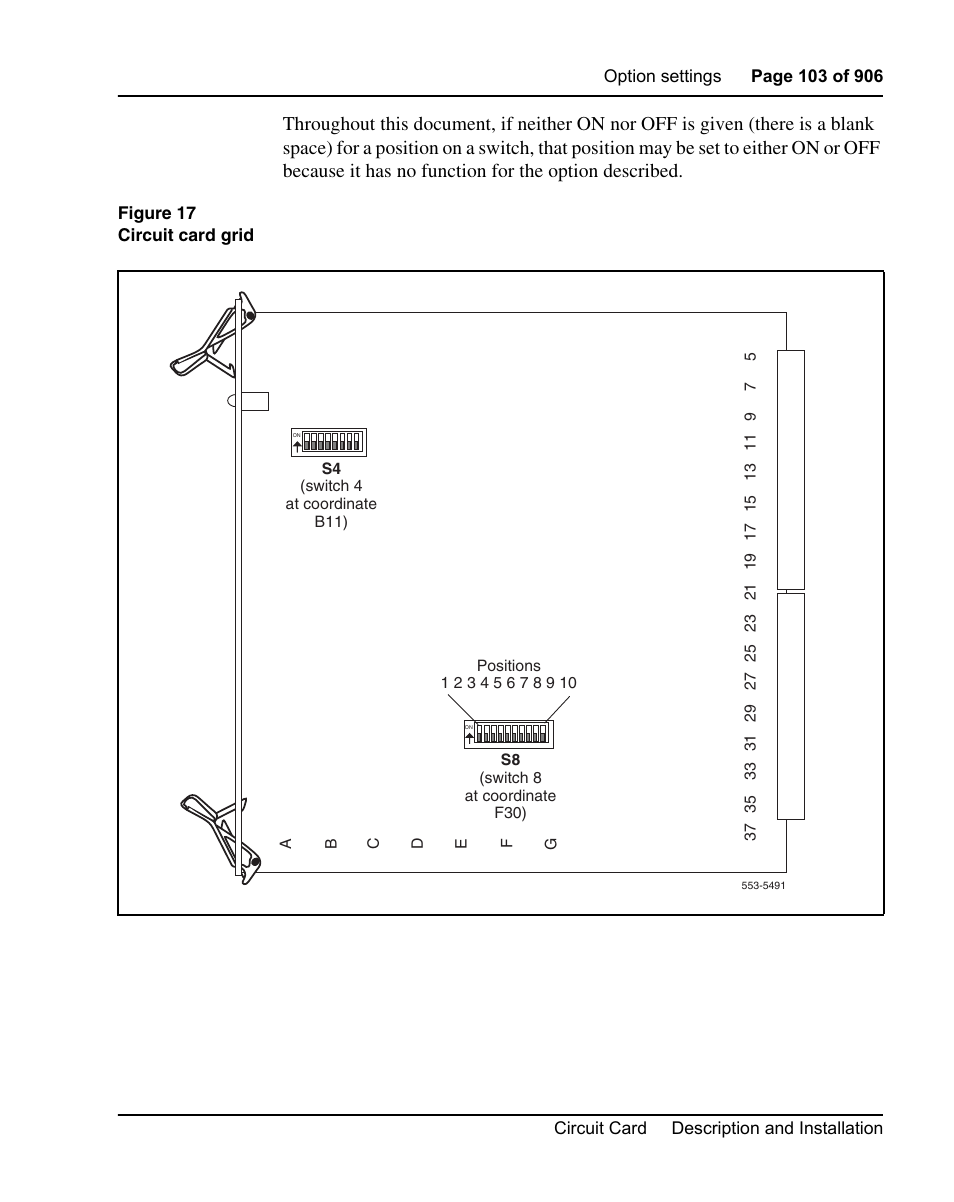Board (see figure 17) | Nortel Networks Circuit Card User Manual | Page 103 / 908