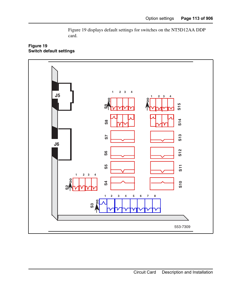 J5 j6 | Nortel Networks Circuit Card User Manual | Page 113 / 908