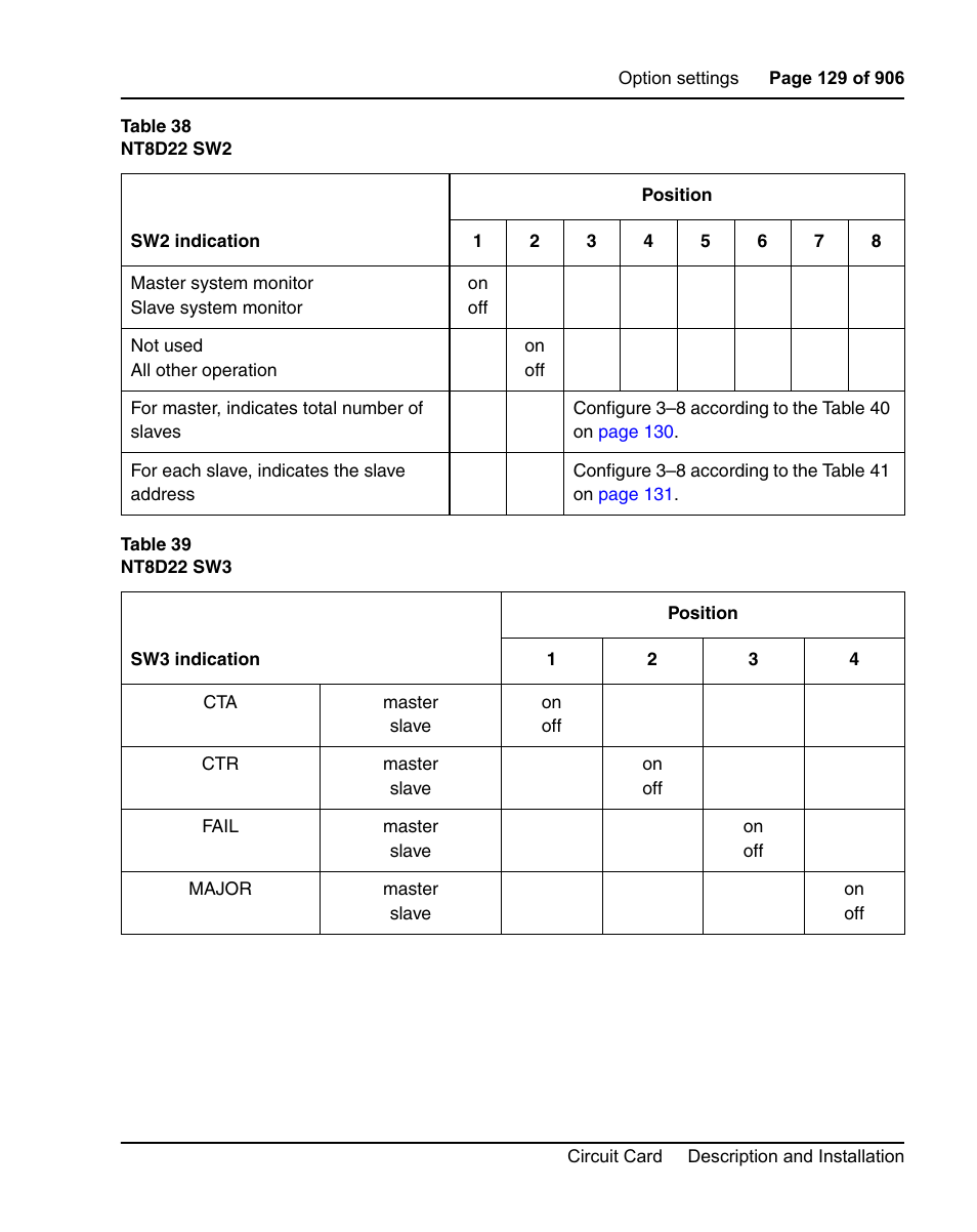 Nortel Networks Circuit Card User Manual | Page 129 / 908
