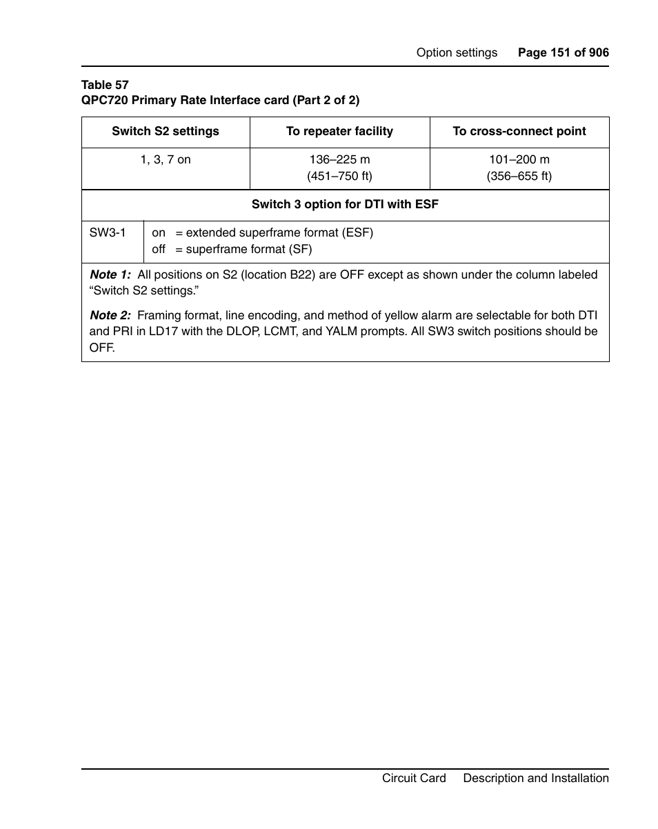 Nortel Networks Circuit Card User Manual | Page 151 / 908