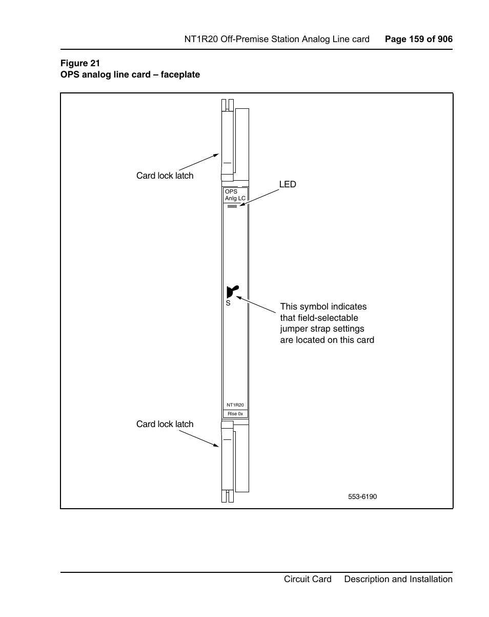 Nortel Networks Circuit Card User Manual | Page 159 / 908