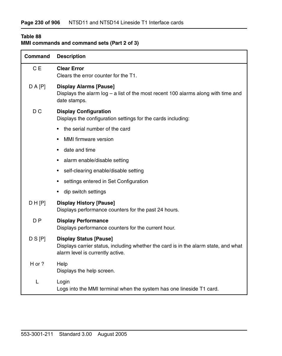 Nortel Networks Circuit Card User Manual | Page 230 / 908