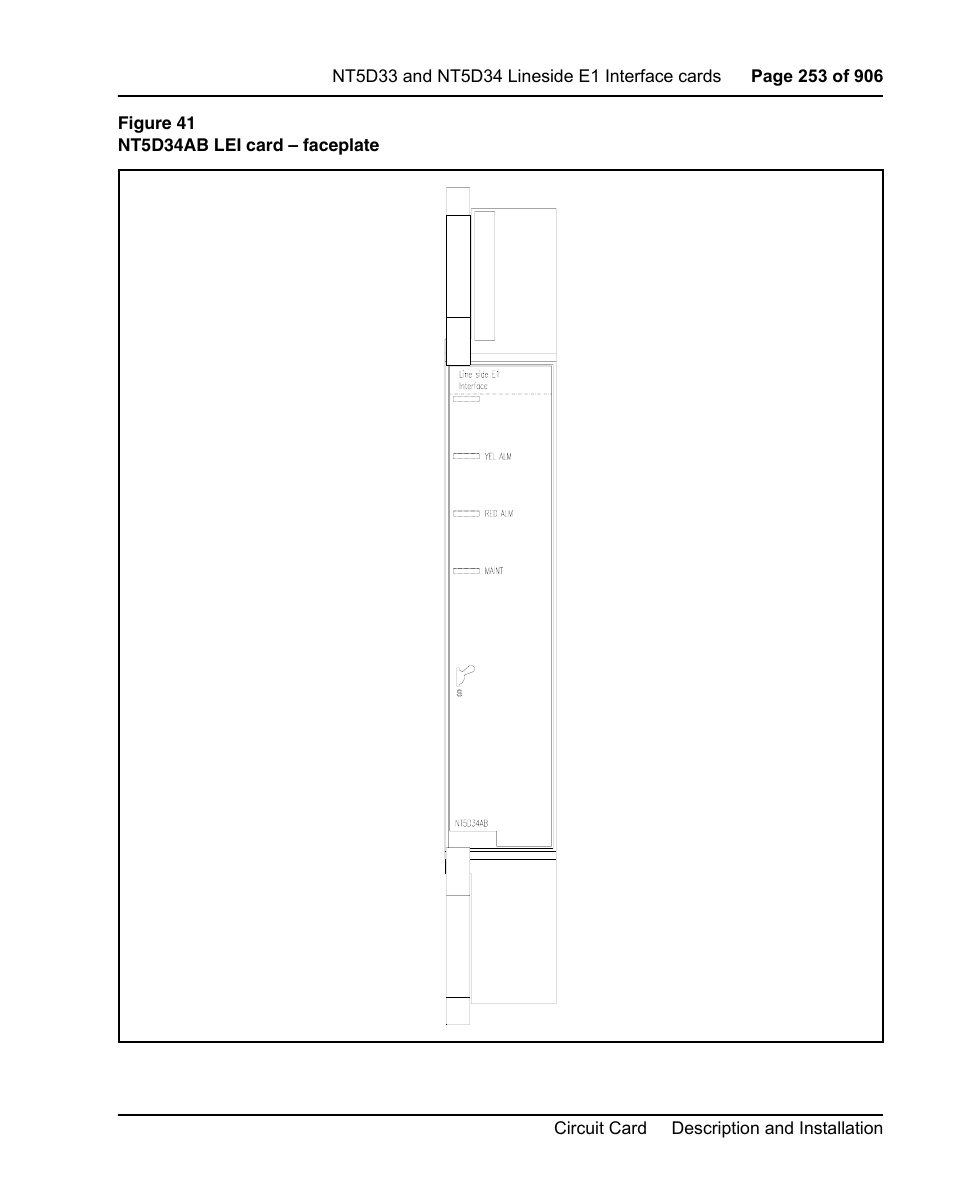 N), and figure 41 on | Nortel Networks Circuit Card User Manual | Page 253 / 908