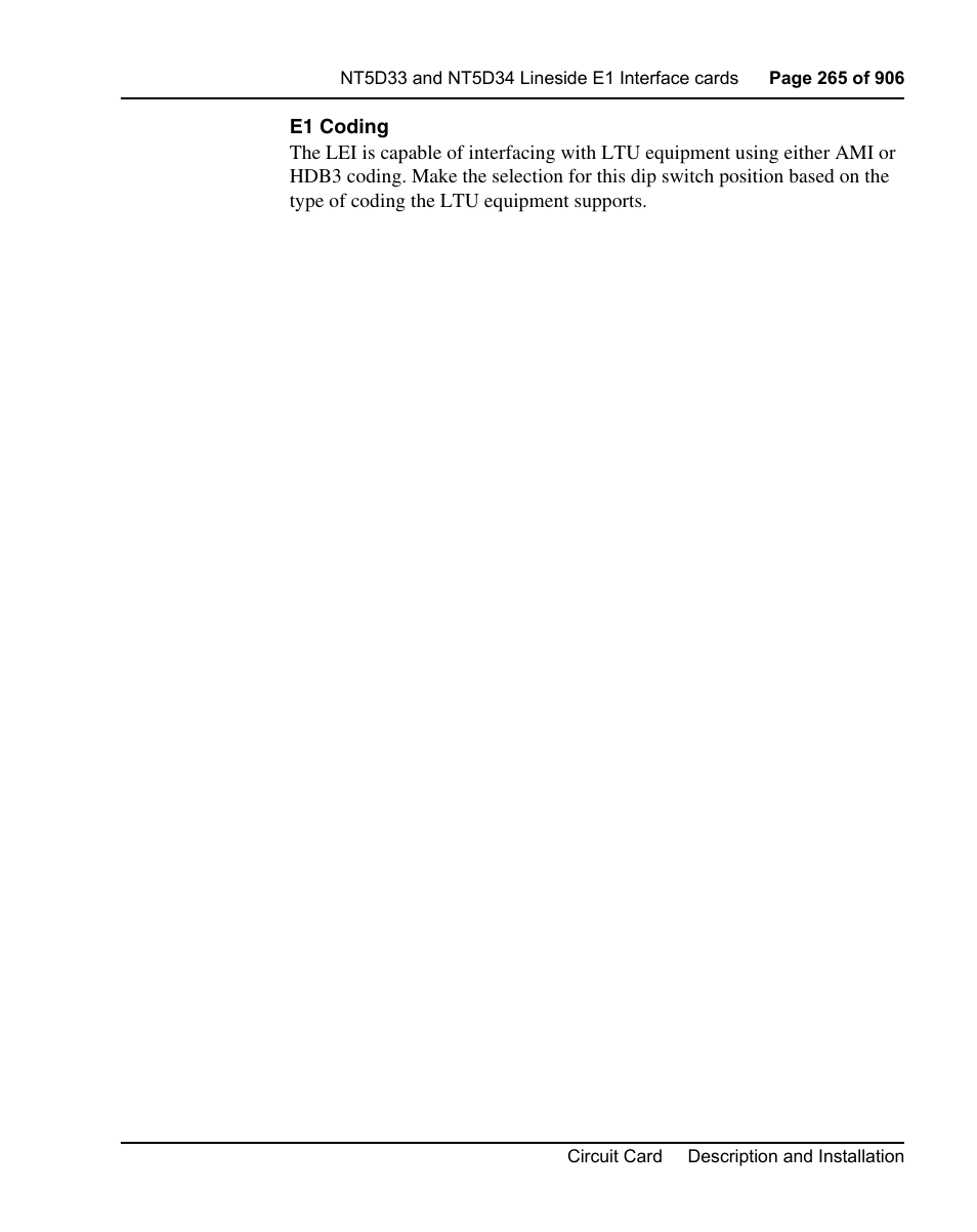 Nortel Networks Circuit Card User Manual | Page 265 / 908