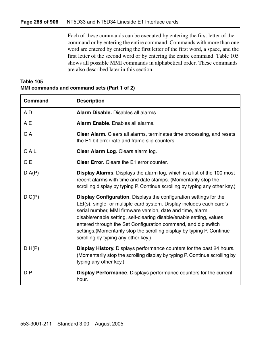 Nortel Networks Circuit Card User Manual | Page 288 / 908