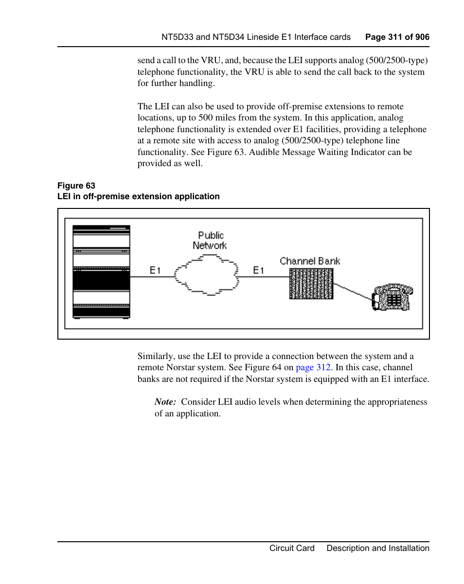 Nortel Networks Circuit Card User Manual | Page 311 / 908