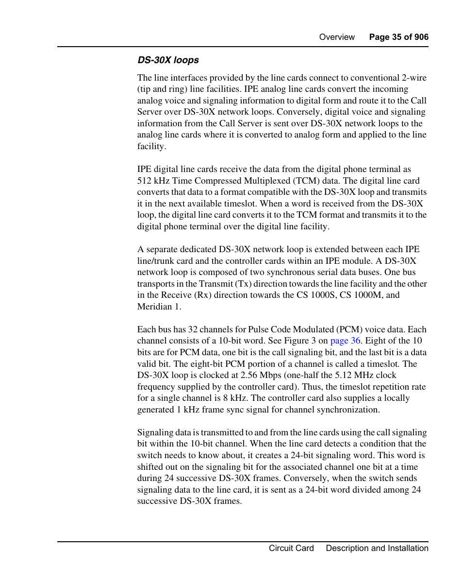 Nortel Networks Circuit Card User Manual | Page 35 / 908