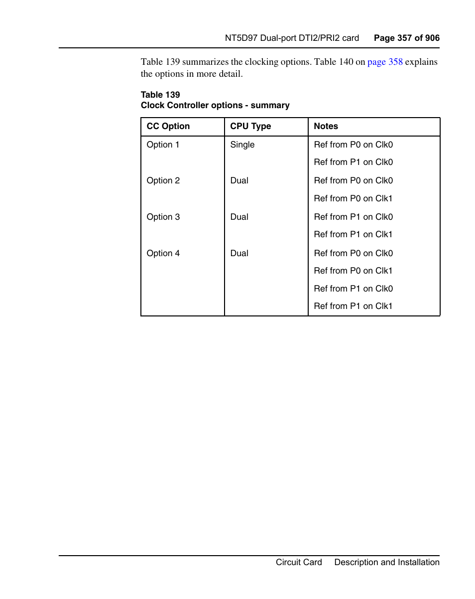 Nortel Networks Circuit Card User Manual | Page 357 / 908