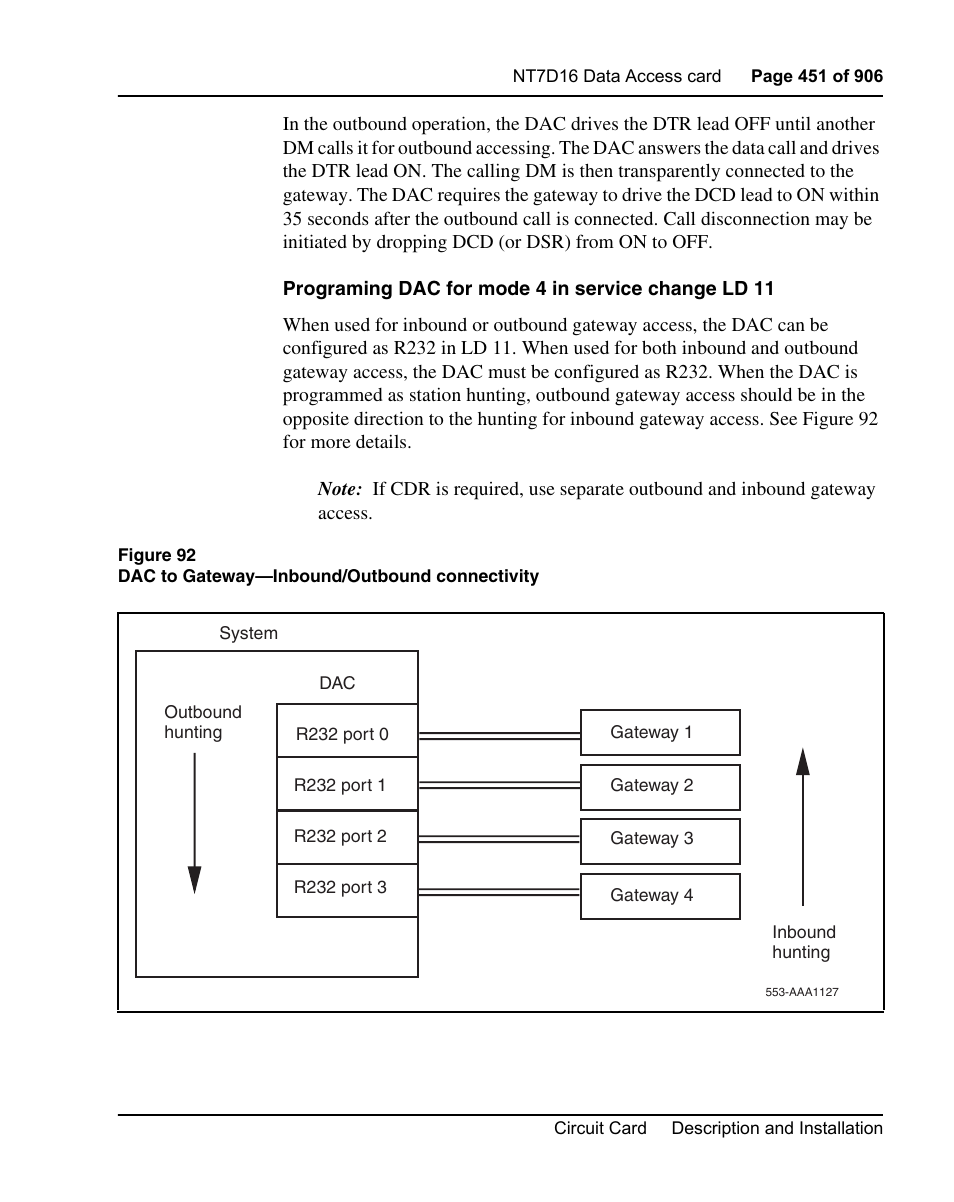 Nortel Networks Circuit Card User Manual | Page 451 / 908