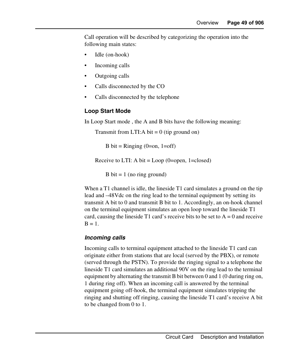 Nortel Networks Circuit Card User Manual | Page 49 / 908