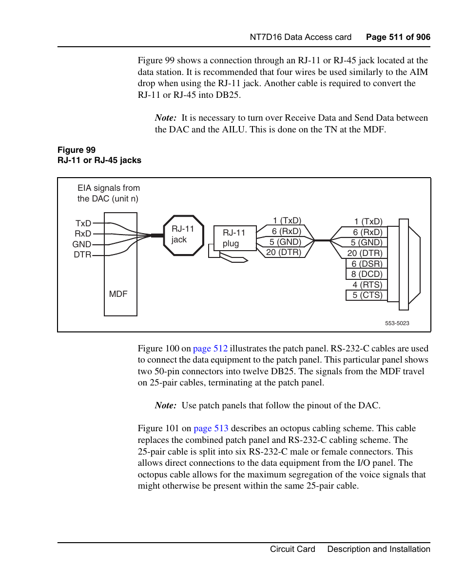 Nortel Networks Circuit Card User Manual | Page 511 / 908