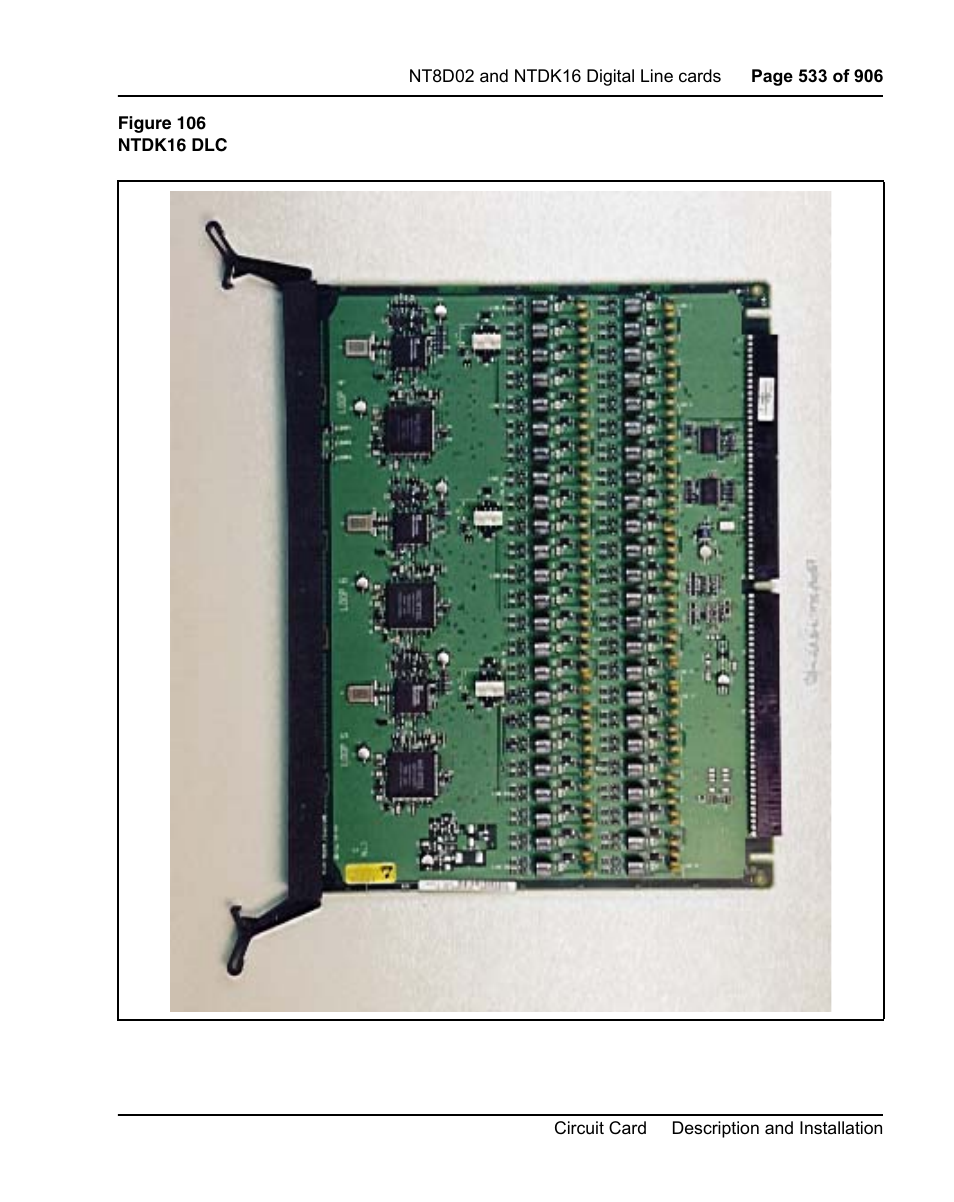 Figure 106 on | Nortel Networks Circuit Card User Manual | Page 533 / 908