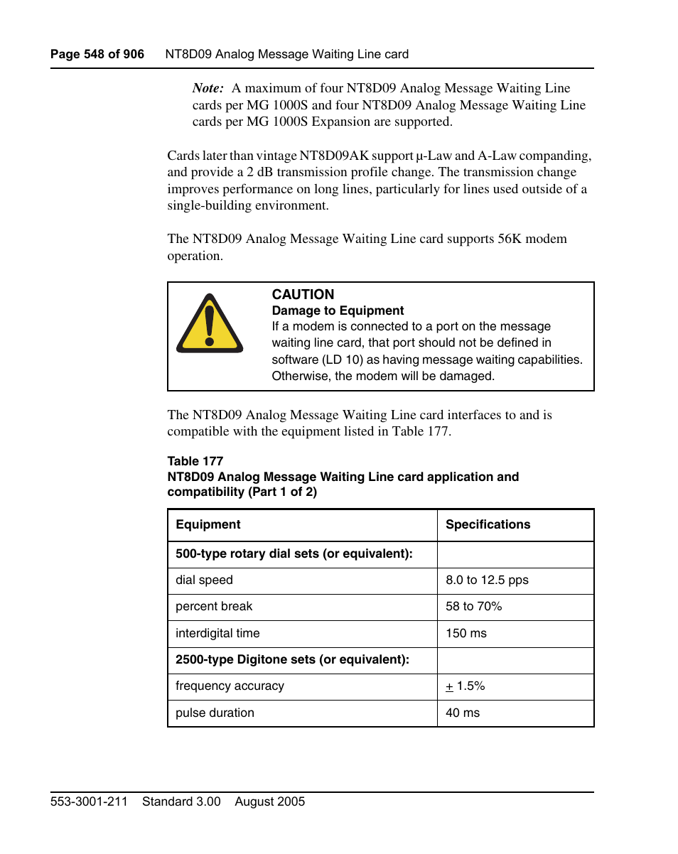 Nortel Networks Circuit Card User Manual | Page 548 / 908