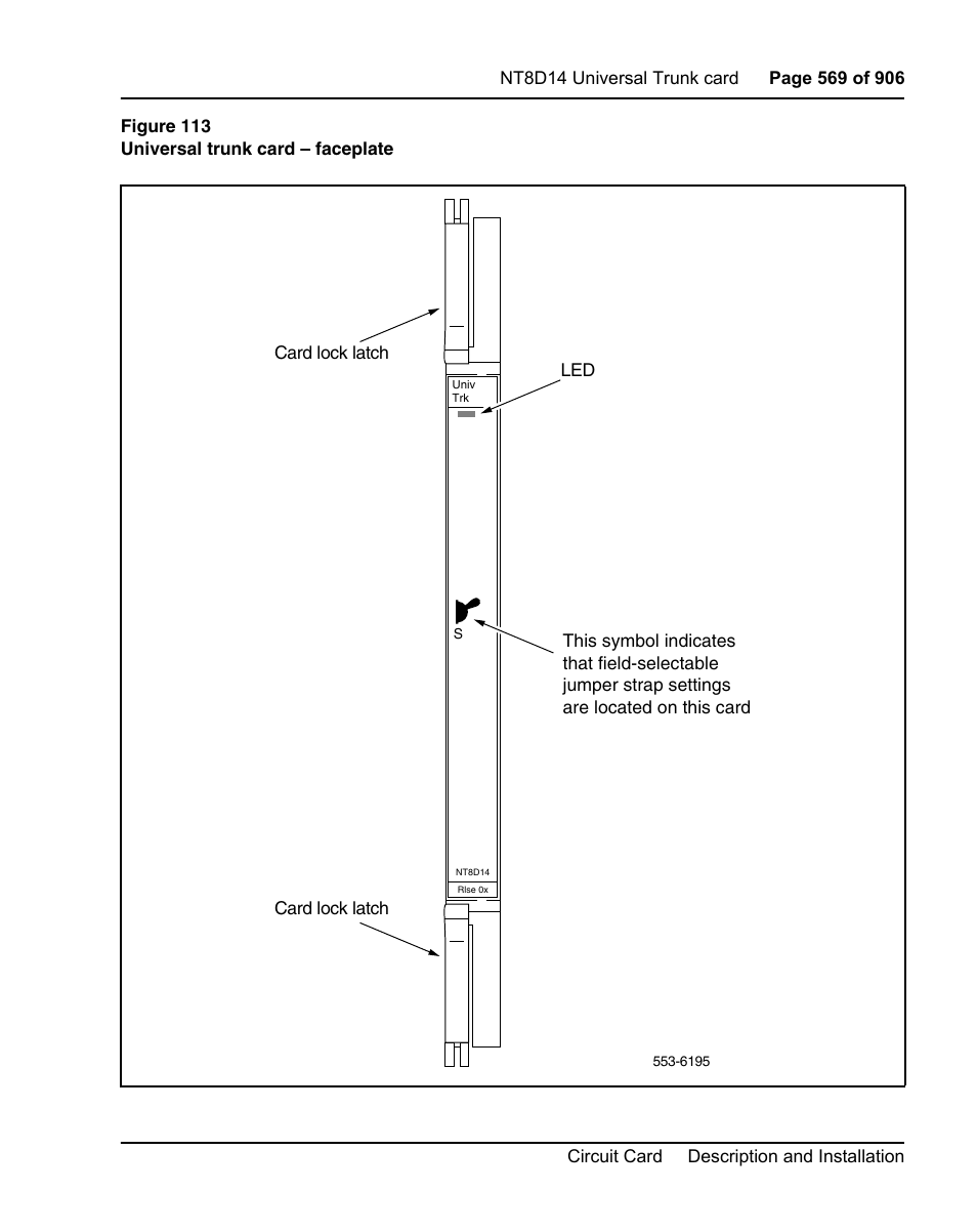 Nortel Networks Circuit Card User Manual | Page 569 / 908