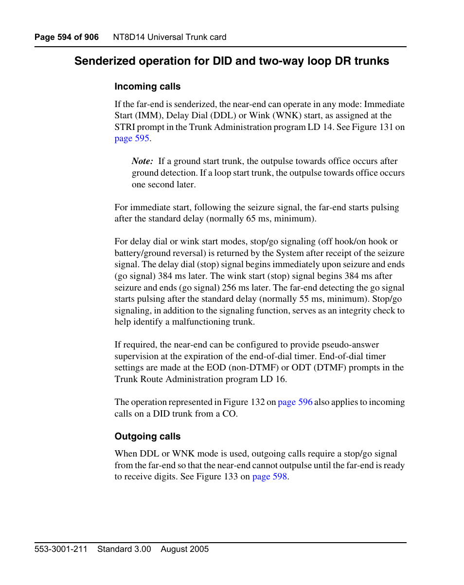Nortel Networks Circuit Card User Manual | Page 594 / 908