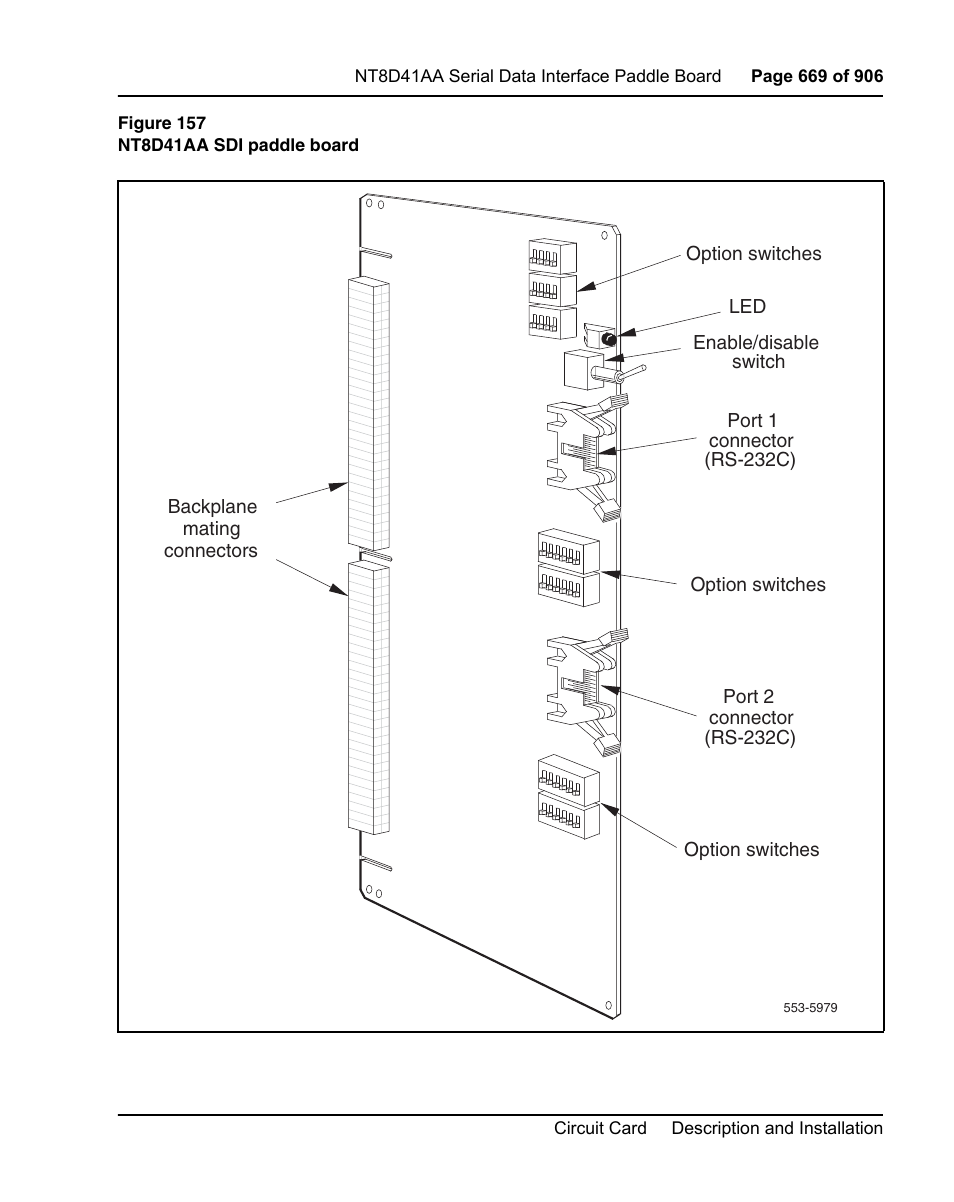 0 in.). see figure 157 on | Nortel Networks Circuit Card User Manual | Page 669 / 908