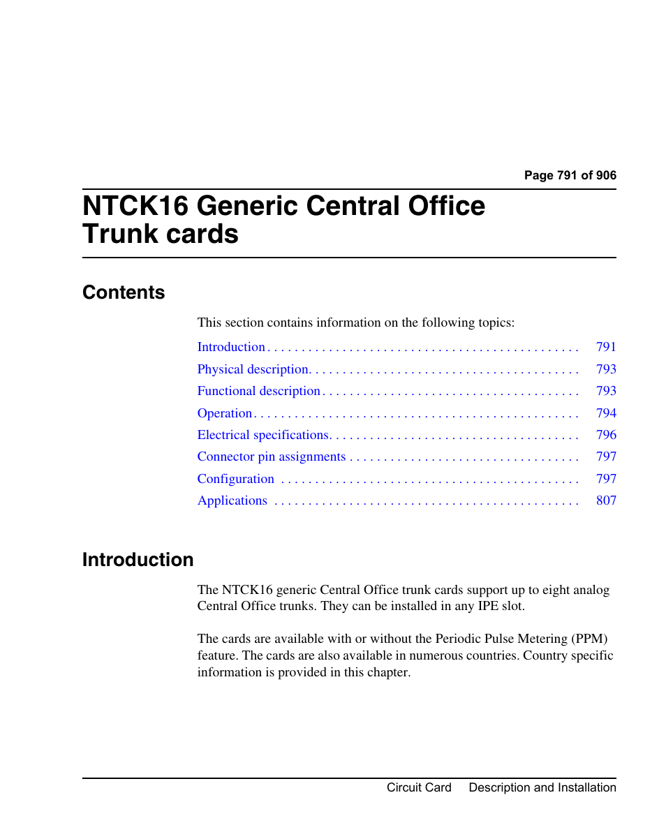 Nortel Networks Circuit Card User Manual | Page 791 / 908