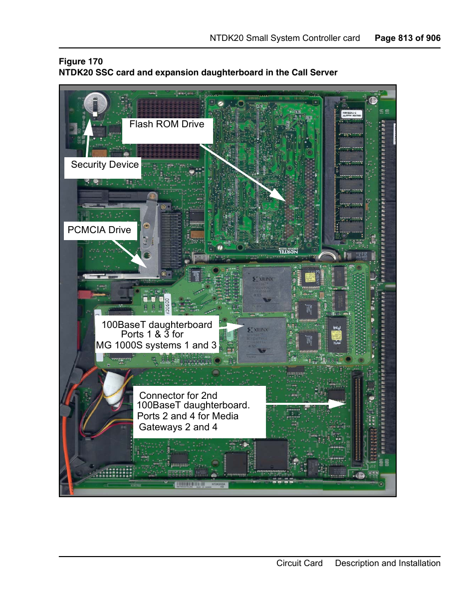 See figure 170 on | Nortel Networks Circuit Card User Manual | Page 813 / 908