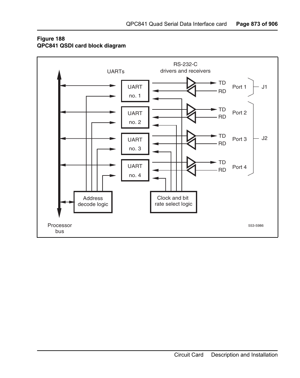 Essor bus. see figure 188 on | Nortel Networks Circuit Card User Manual | Page 873 / 908