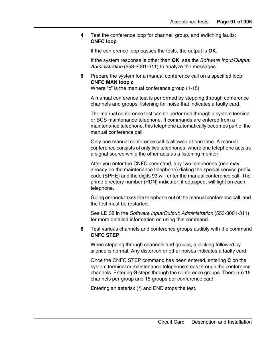 Nortel Networks Circuit Card User Manual | Page 91 / 908