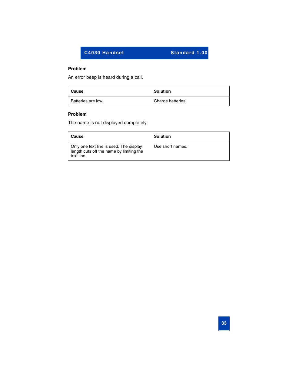 Nortel Networks C4030 User Manual | Page 31 / 32