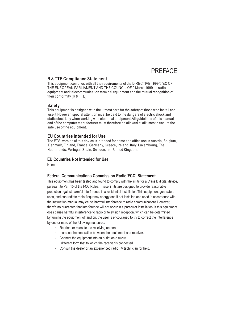 Preface | Nortel Networks AKM9600/8 User Manual | Page 2 / 19