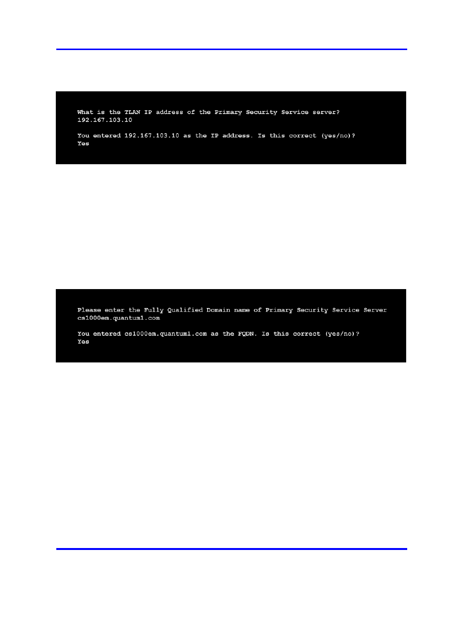 Figure 87 "primary security service server | Nortel Networks NN43001-315 User Manual | Page 91 / 148